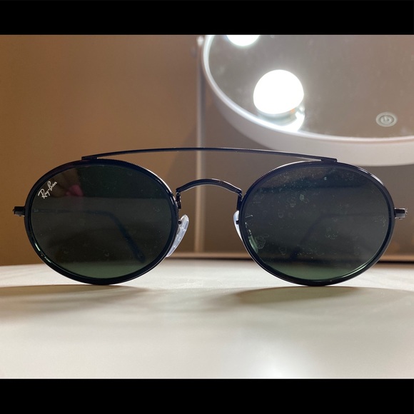 Double bridge oval all black Rayban - Picture 2 of 3